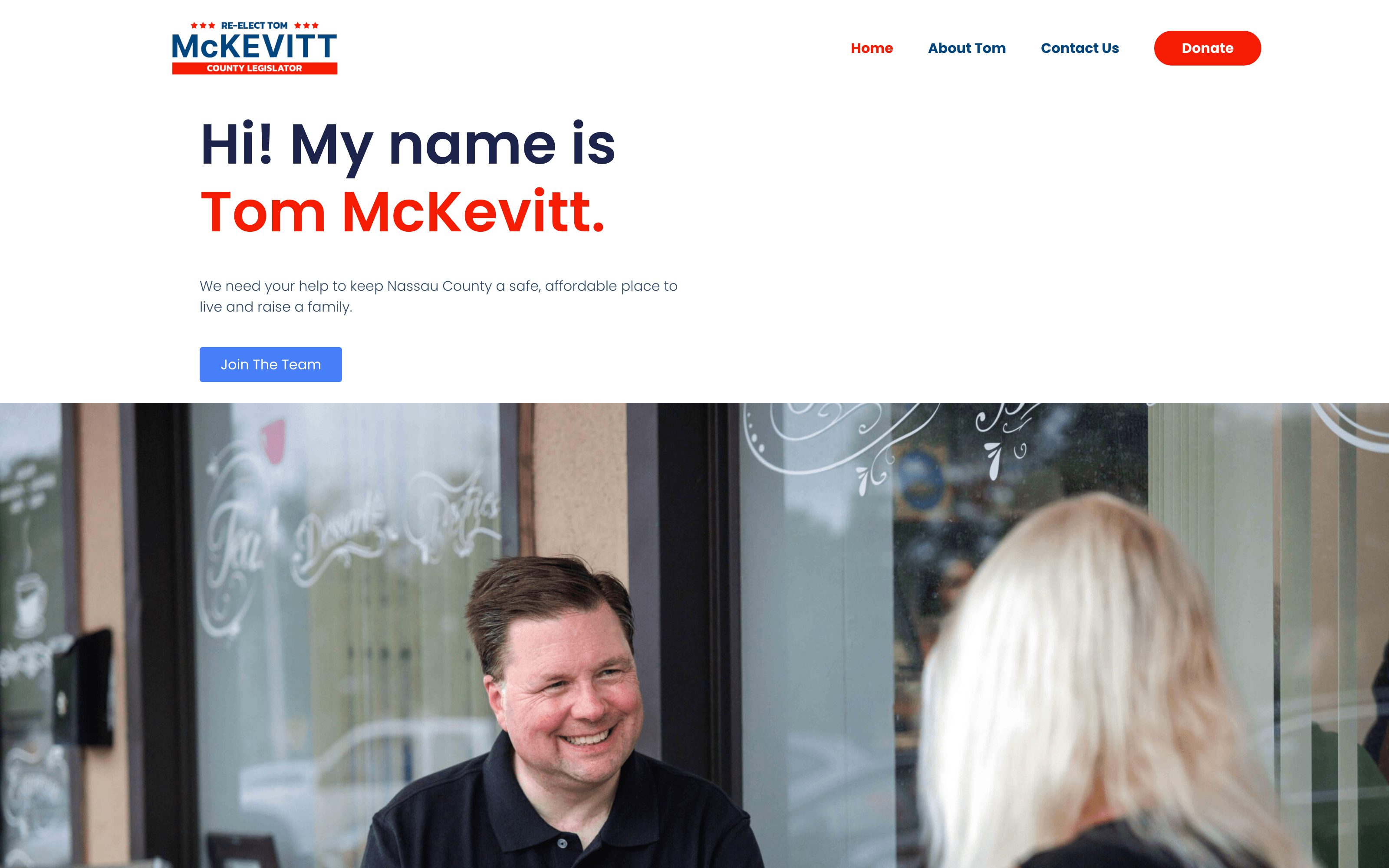 McKevitt for Legislator website