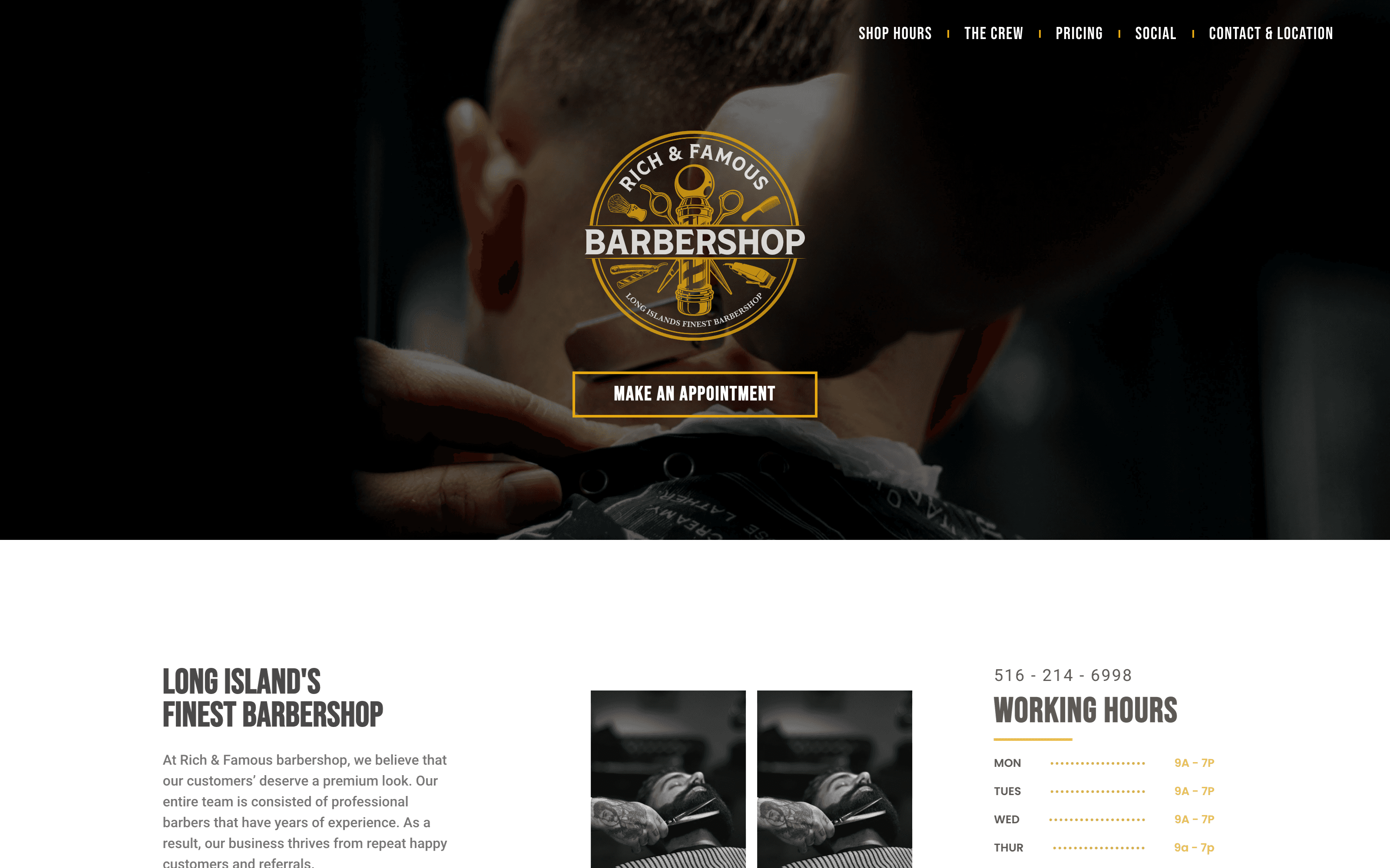 Rich & Famous website